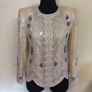 Vintage Beaded Top